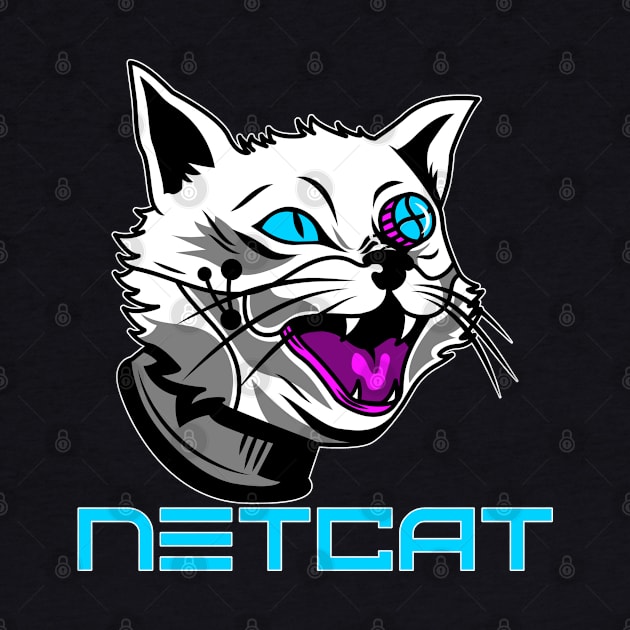 Cyber Security - Hacker - NetCat - Network Utility  V3 by Cyber Club Tees